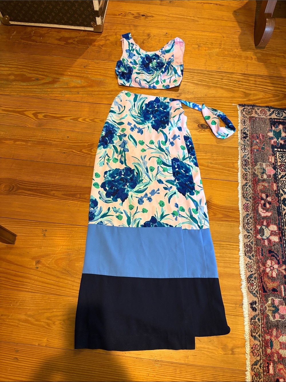 Lilly Pulitzer Jemma maxi skirt 2 piece set